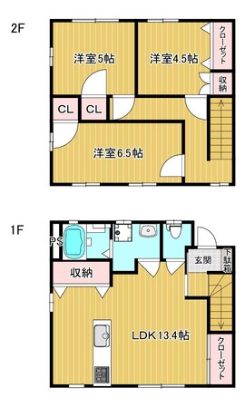 川久保バス停 徒歩2分 1階の物件間取画像